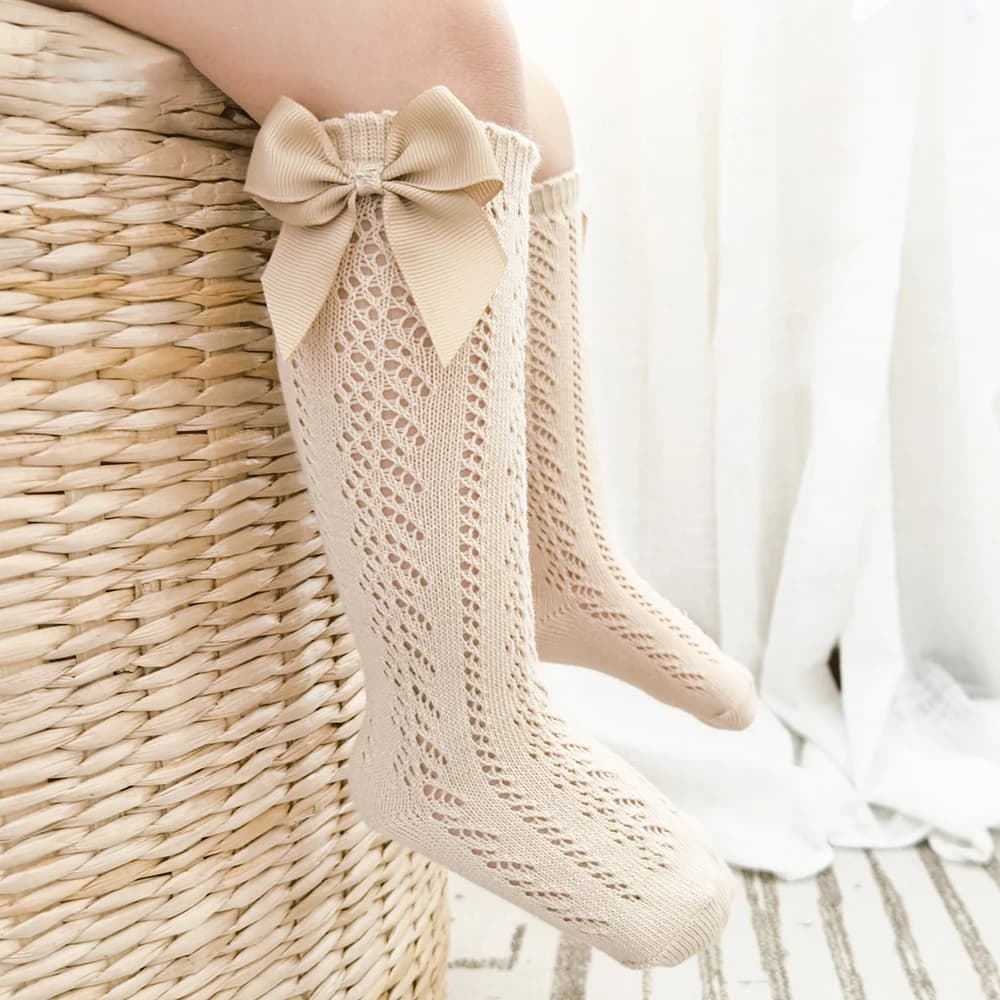 גרבי ברך מעוצבות לקיץ לילדות קטנות - רכות, נושמות ומקסימות!