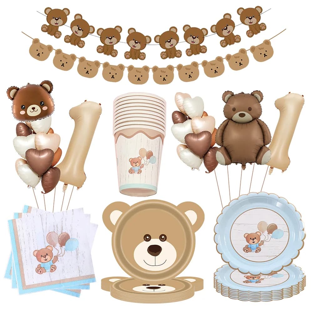 מפיות דובי חום מקסימות למסיבות ילדים!